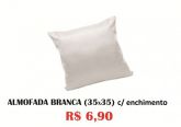 Almofada Branca Sublimática 35x35 C/ Enchimento