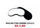 Máscara para Dormir Branca Sublimática (22x9,5)