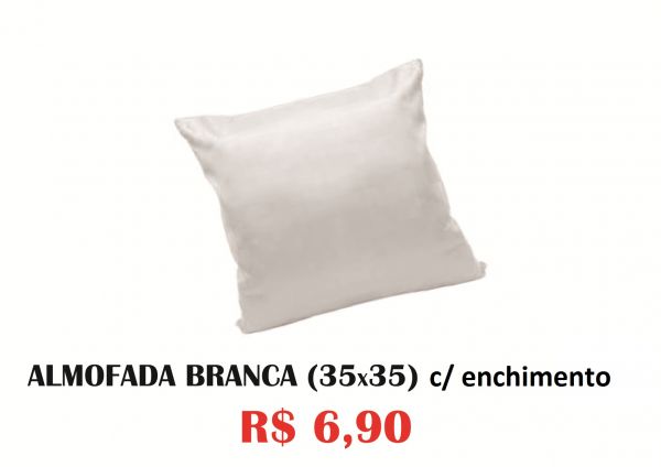 Almofada Branca Sublimática 35x35 C/ Enchimento