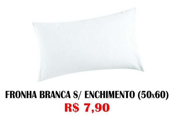 Fronha Branca Sublimática S/ Enchimento(50x60)